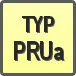Piktogram - Typ: PRUa